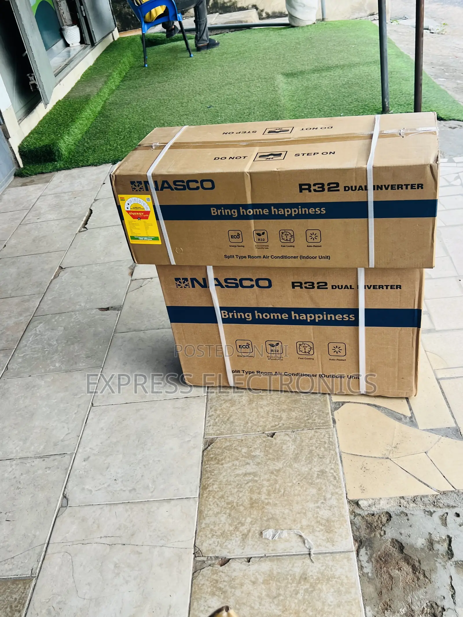 Spectacular Performance White Air Conditioner Dual Inverter Nasco 2hp