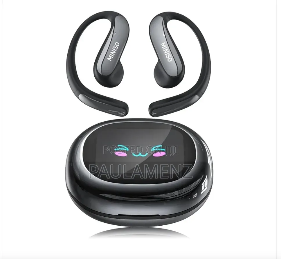 Miniso Ms203 Ai Translation Earbuds With Touchscreen and Sd Card Slot.