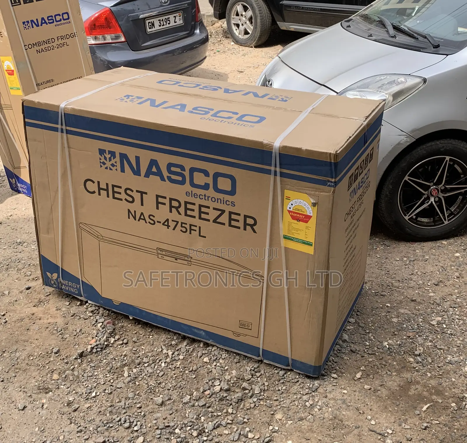 Ultra Modern Grey Nasco 288 LTRS Chest Freezer-Nas-400fl-G