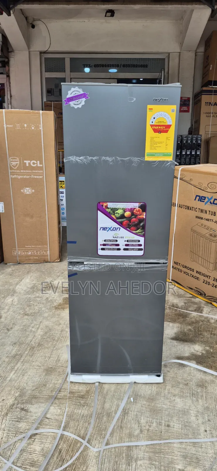 Quality Nexon Bottom Freezer Double Door Fridge for Sale
