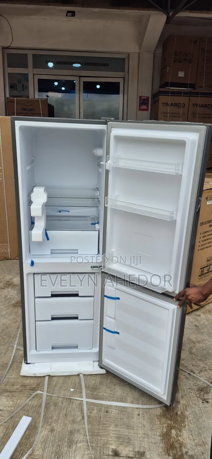 Quality Nexon Bottom Freezer Double Door Fridge for Sale