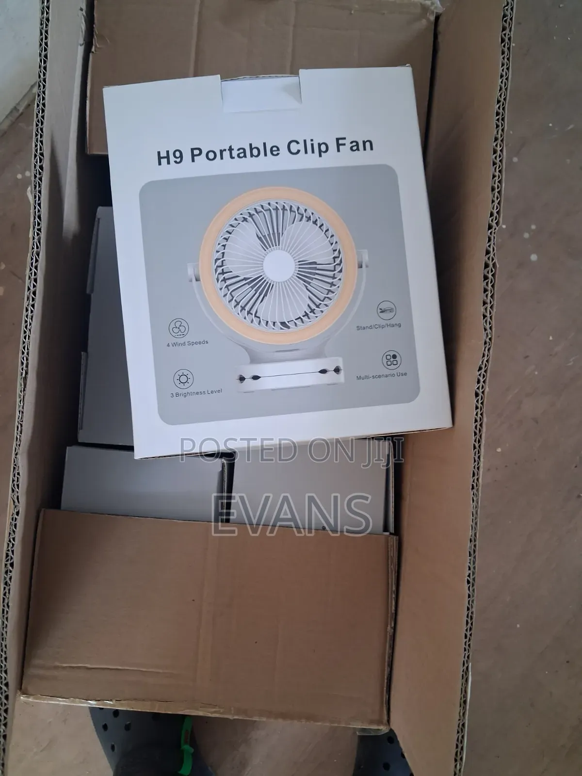 Rechargeable Fan With Light
