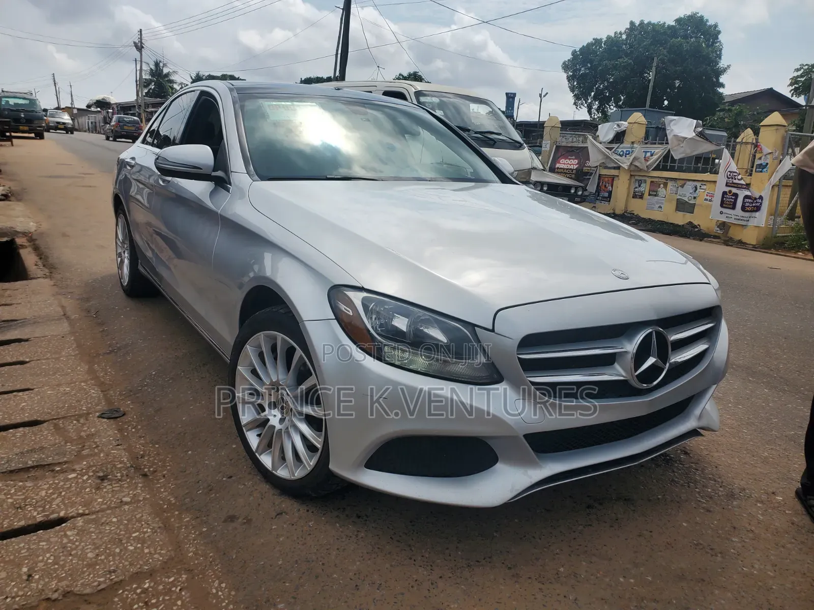 Mercedes-Benz C300 Base 4Matic Coupe AWD (2.0L 4cyl 7A) 2017 Silver