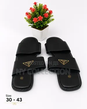 Prada Leather Men's Slippers