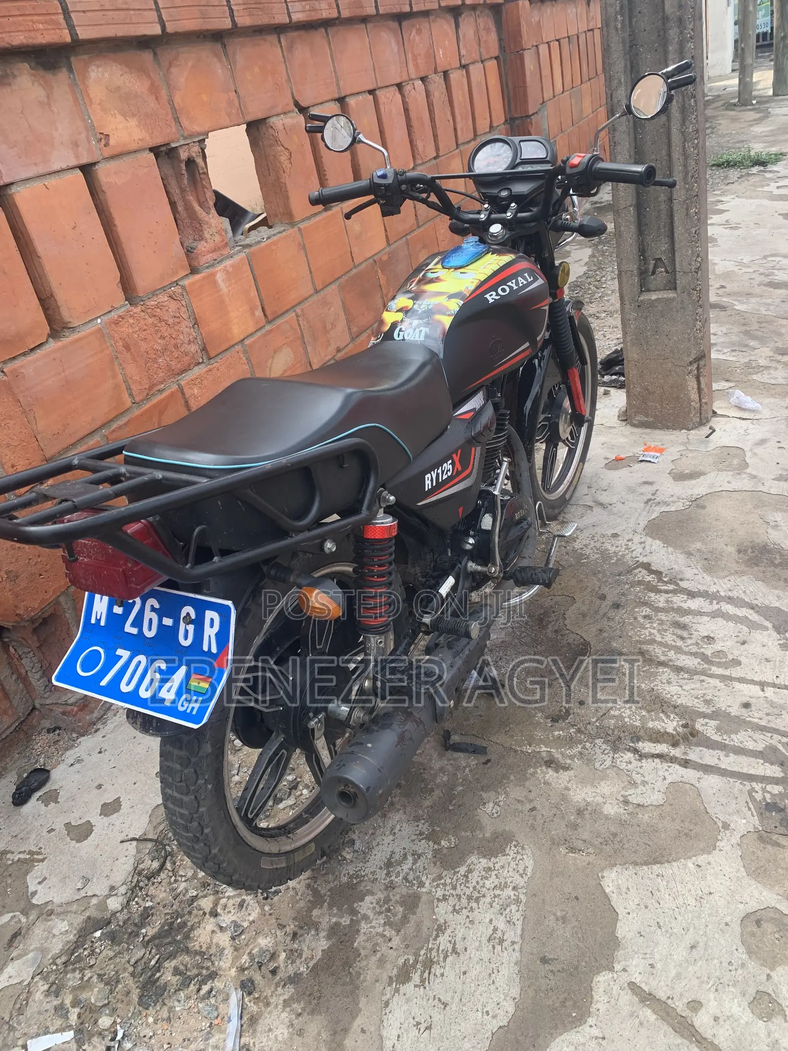 New Royal RY125 2026 Black