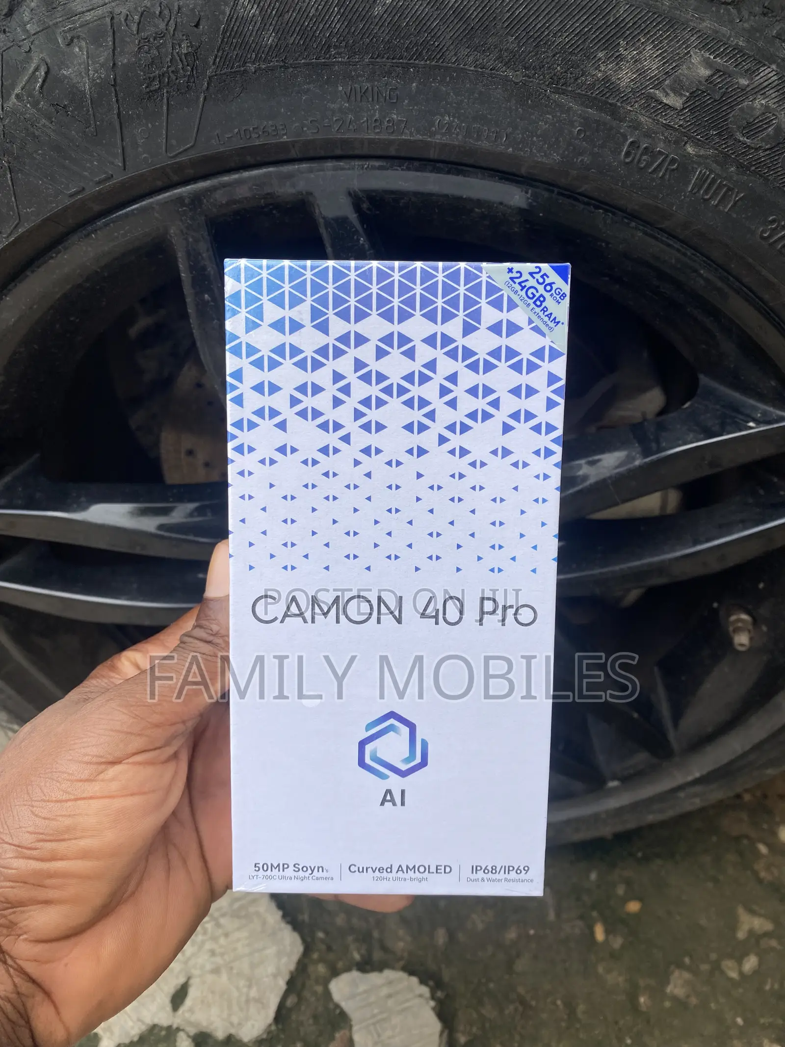 New Tecno Camon 40 Pro 4G 256 GB Black