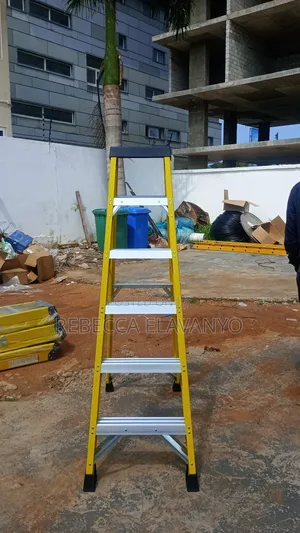 A Shape Fiberglass Ladder
