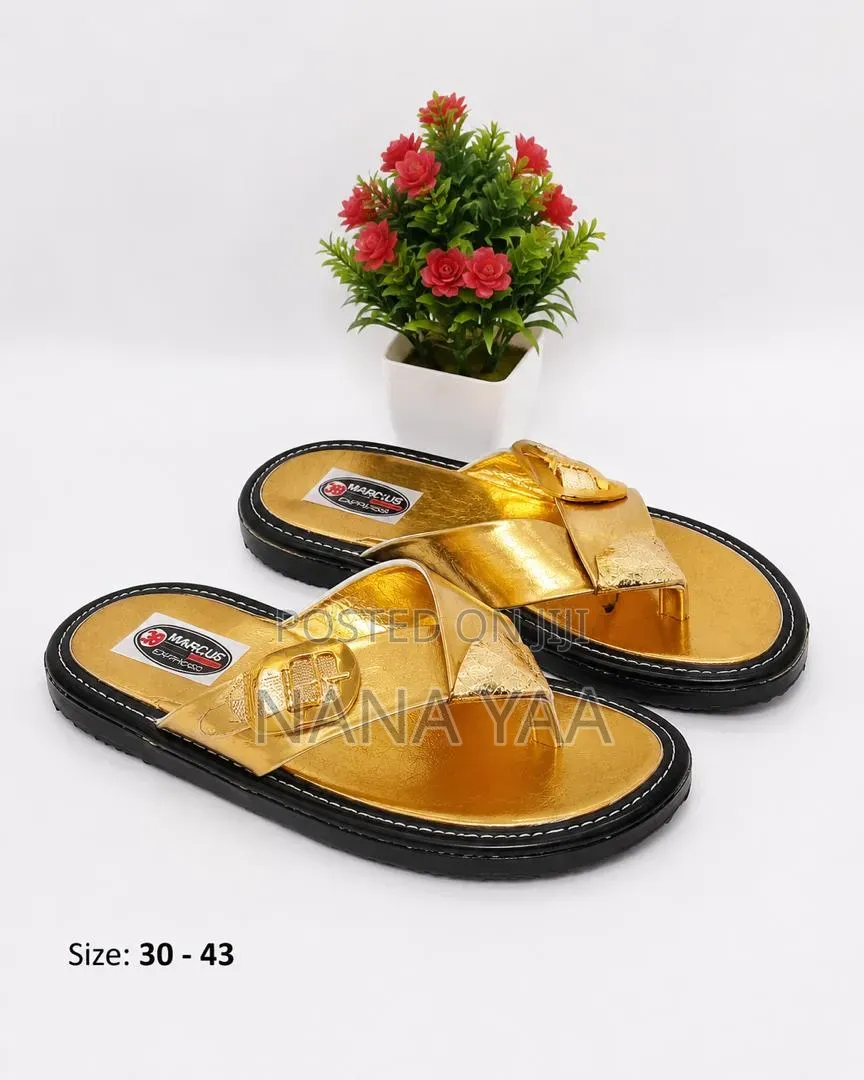 Royal Gold Luxury Ahenama Slippers