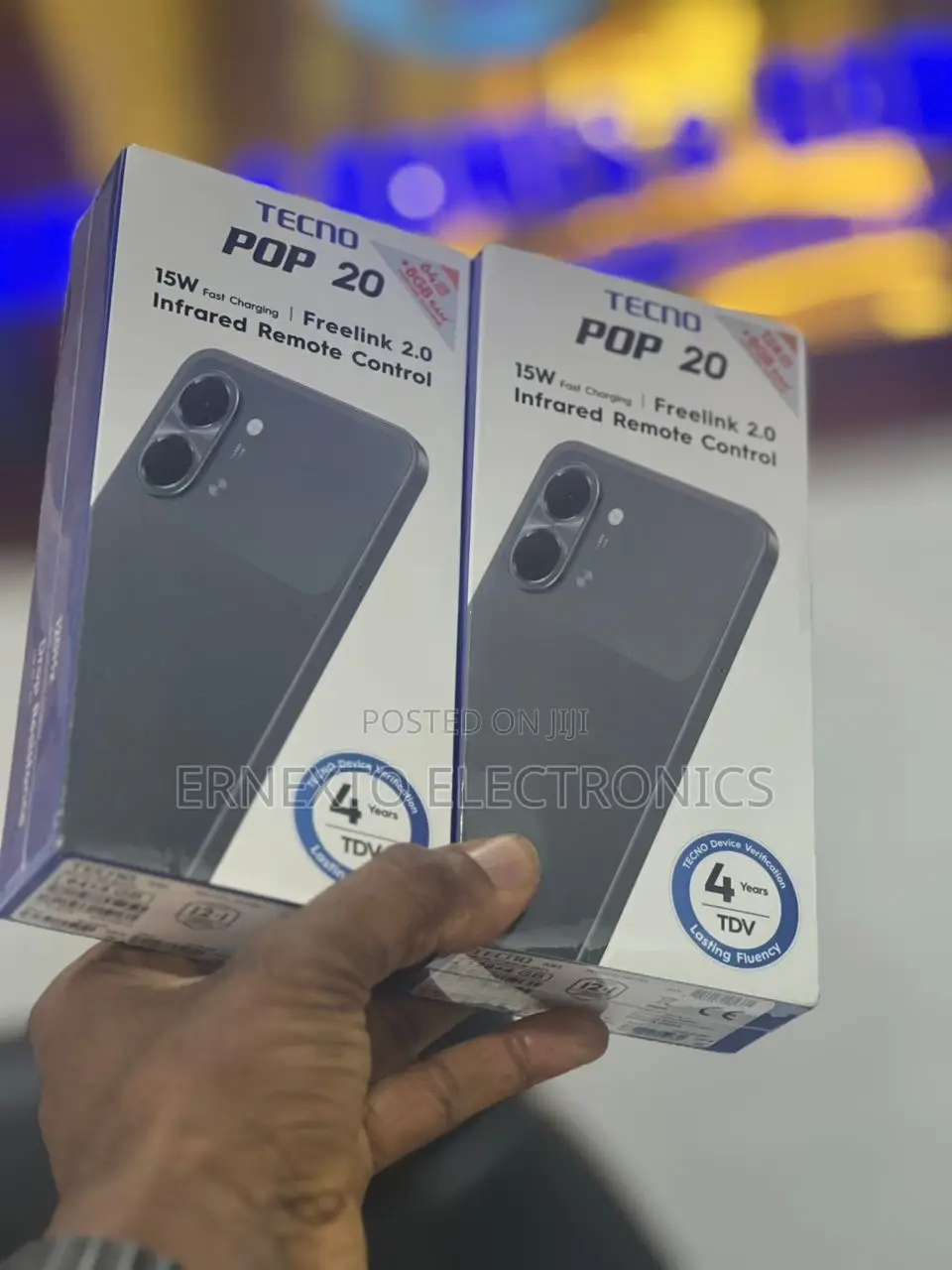 New Tecno Pop 20 64 GB Black
