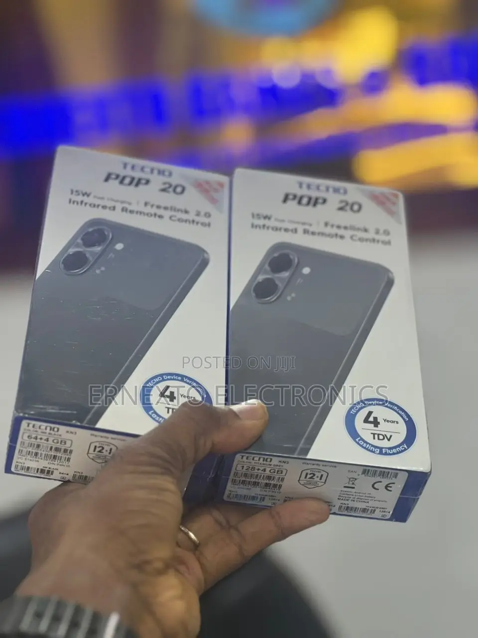 New Tecno Pop 20 64 GB Black