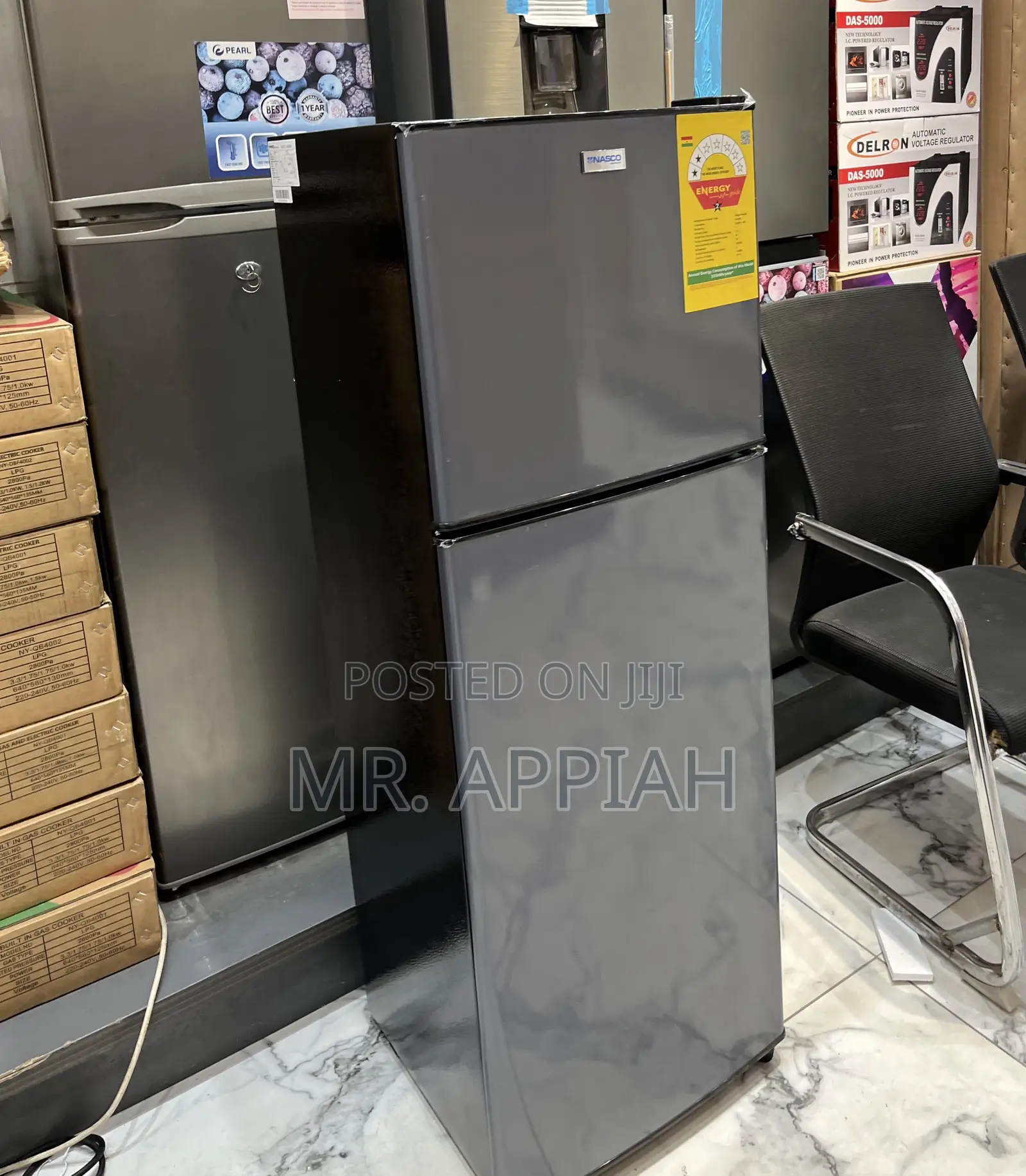 Choose Premium Nasco Nasf2-13fl Top Freezer Fridge(112l)Gray.