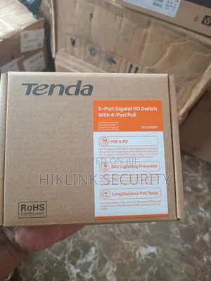Tenda Teg1105pd 5 Port Gigabit Pd Switch With 4 Port Poe