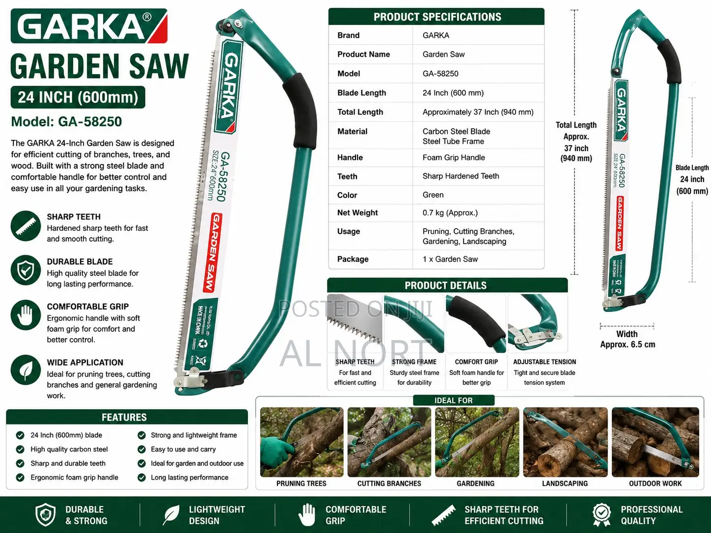 Garka Garden Saw 24 Inch
