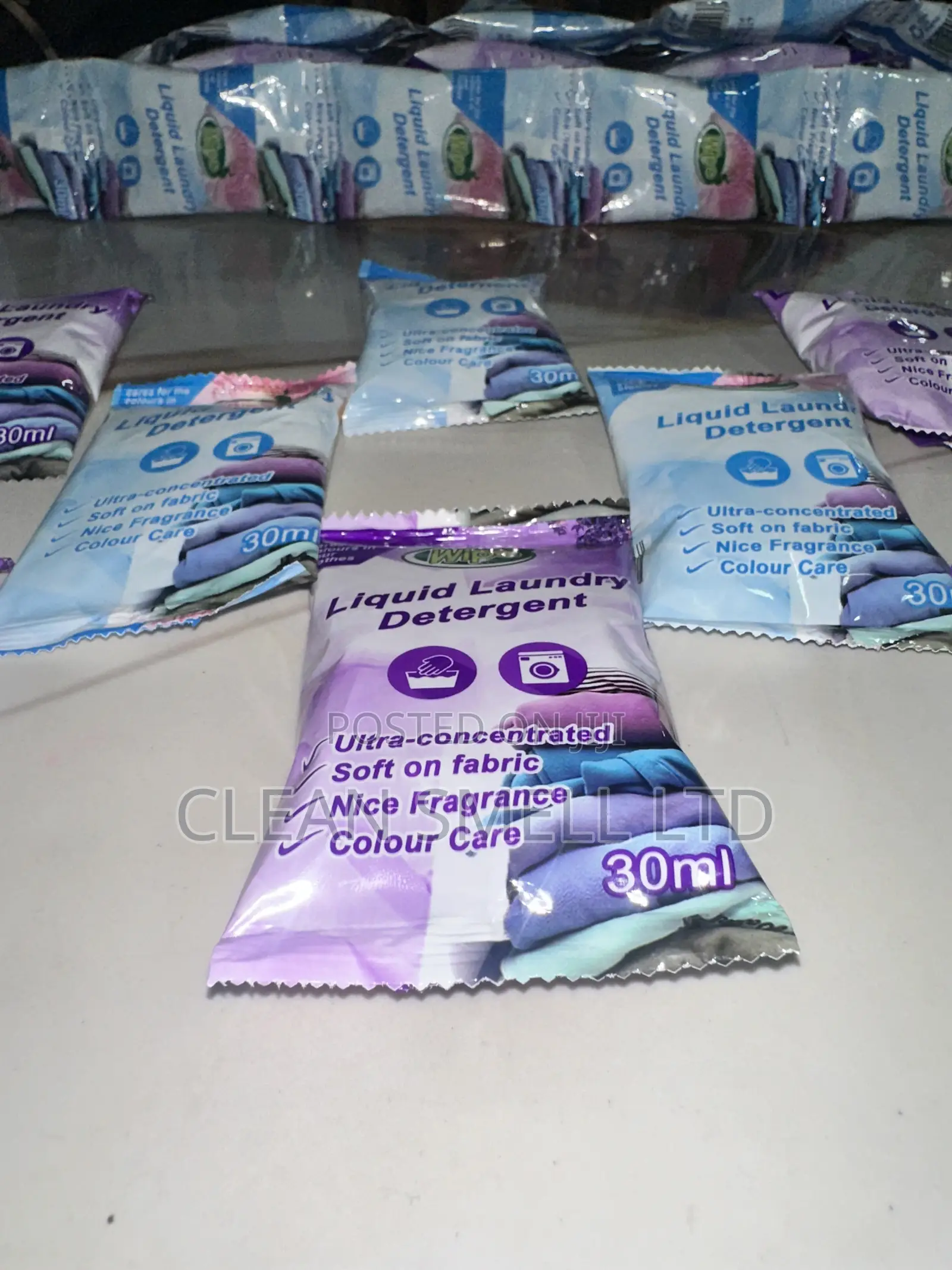 30ml Wipe Liquid Laundry Detergent- 10 Sachets
