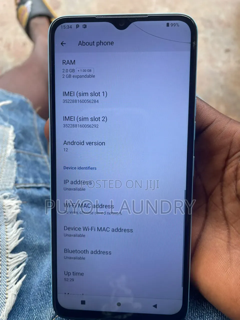 Itel A60 32 GB Blue