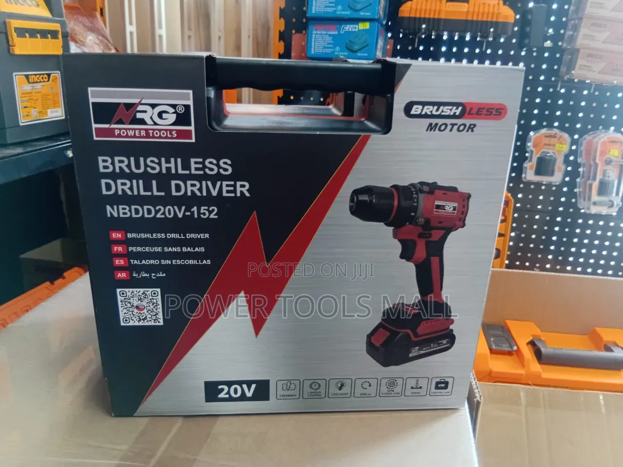 21v Brushless Cordless Impact Drill NRG
