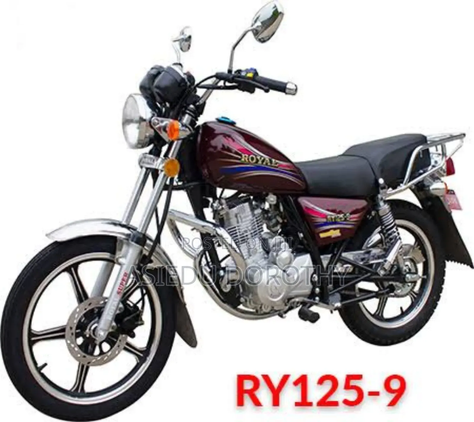 New Royal RY125 2025 Black