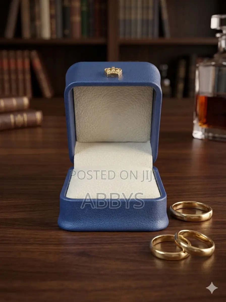 Royal Blue Ring Box/Ring Case