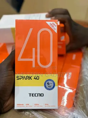 New Tecno Spark 40 128 GB Black