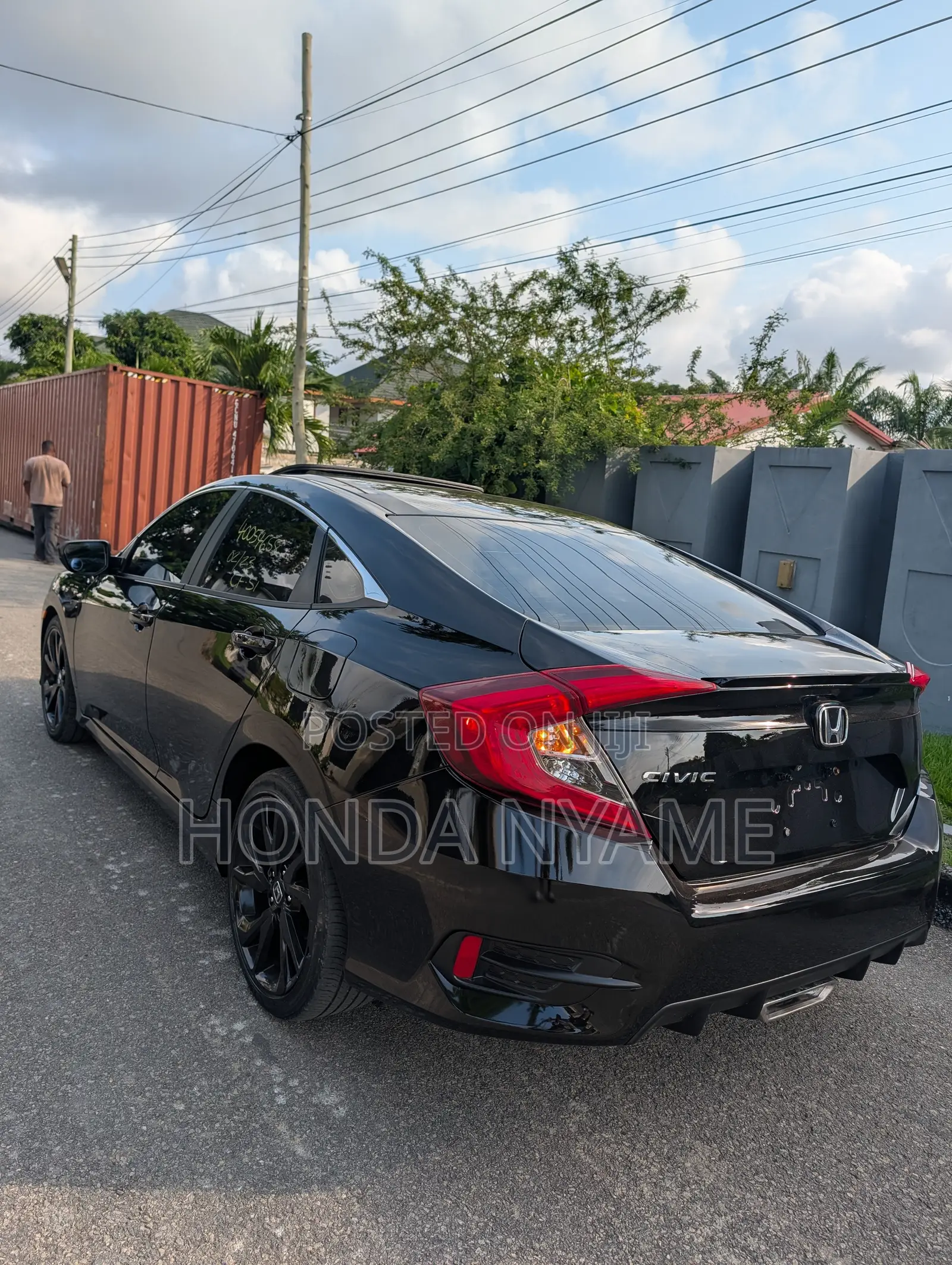 Honda Civic EX Sedan 2020 Black