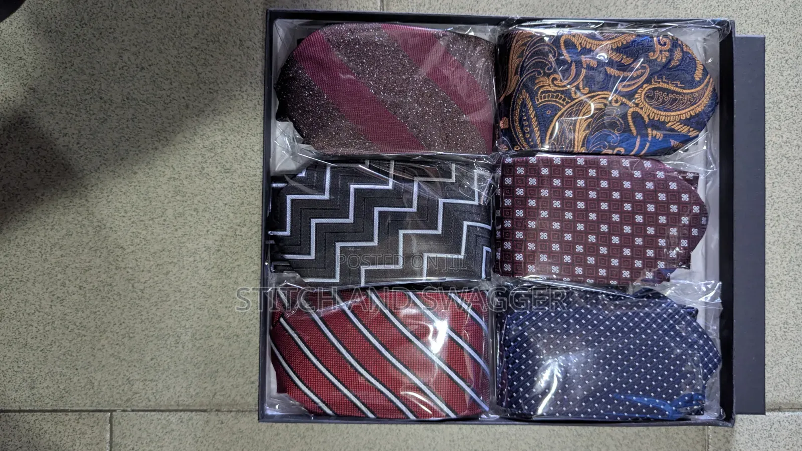 Floral 6pcs Packaged Ties