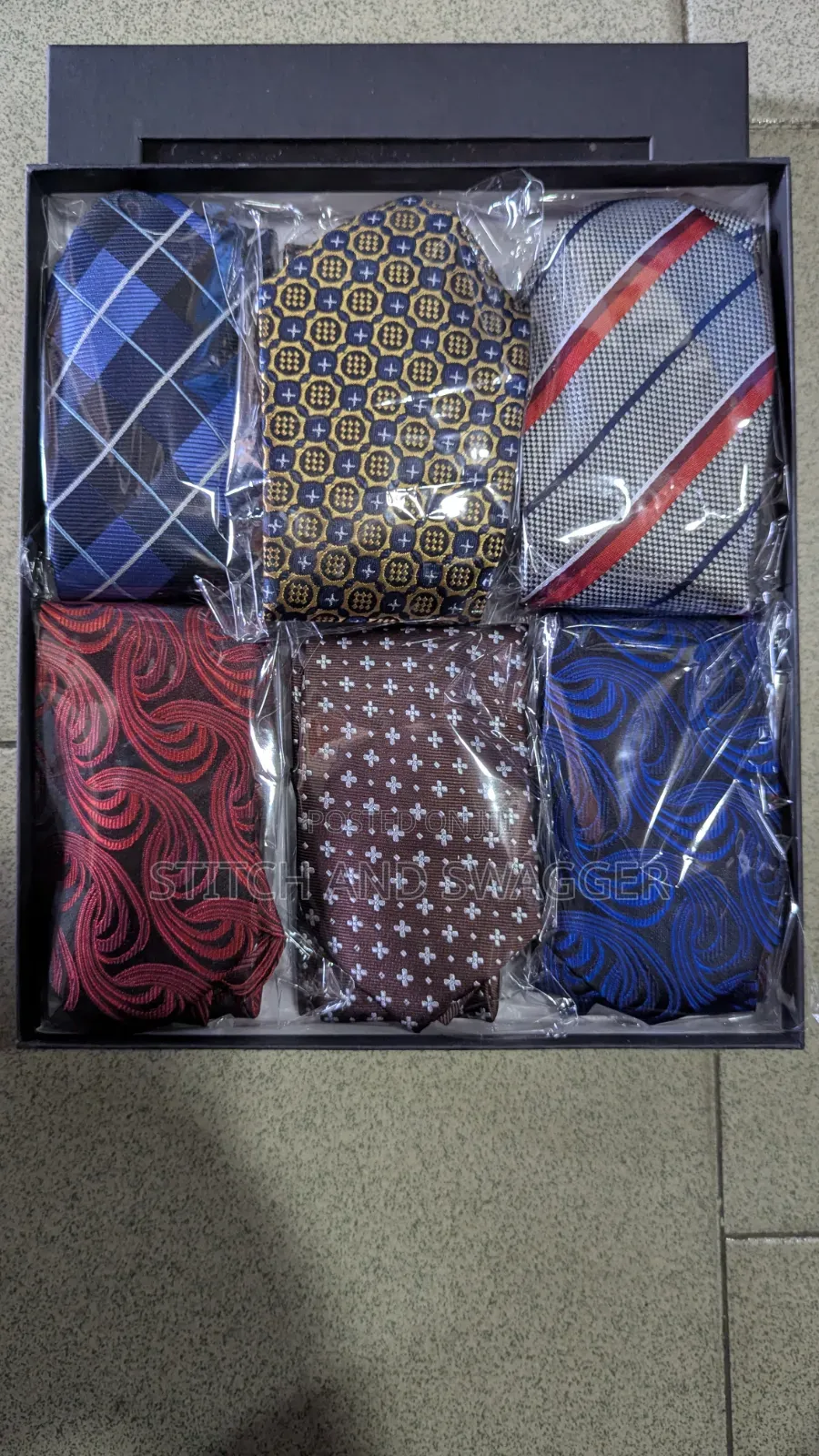 Floral 6pcs Packaged Ties