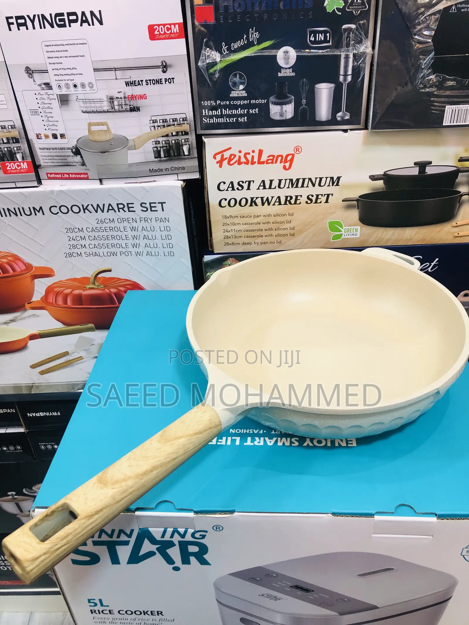 Cast Iron, Granite Cookware Set