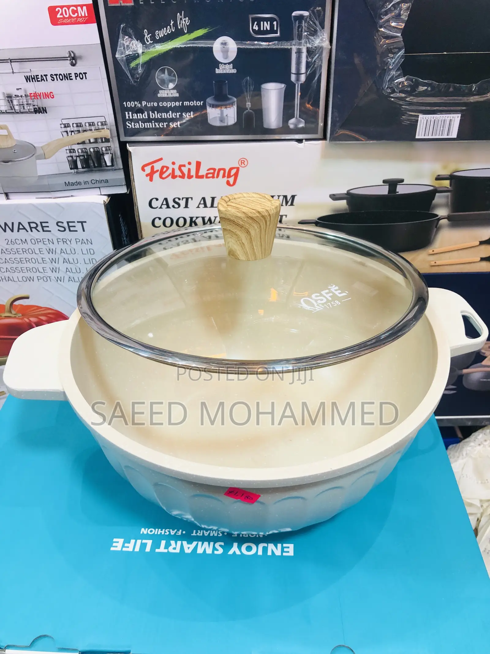 Cast Iron, Granite Cookware Set