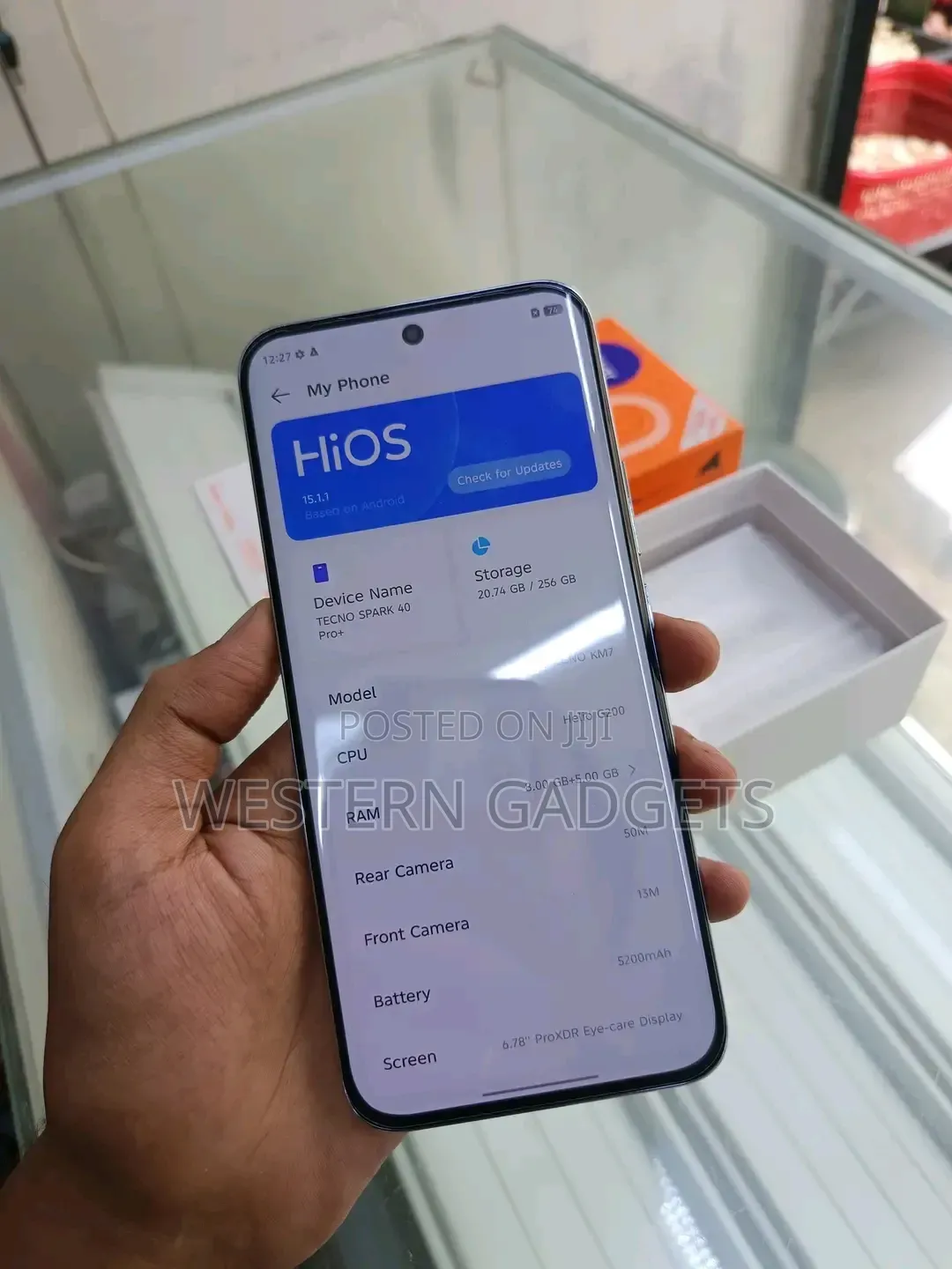 New Tecno Spark 40 Pro+ 256 GB White