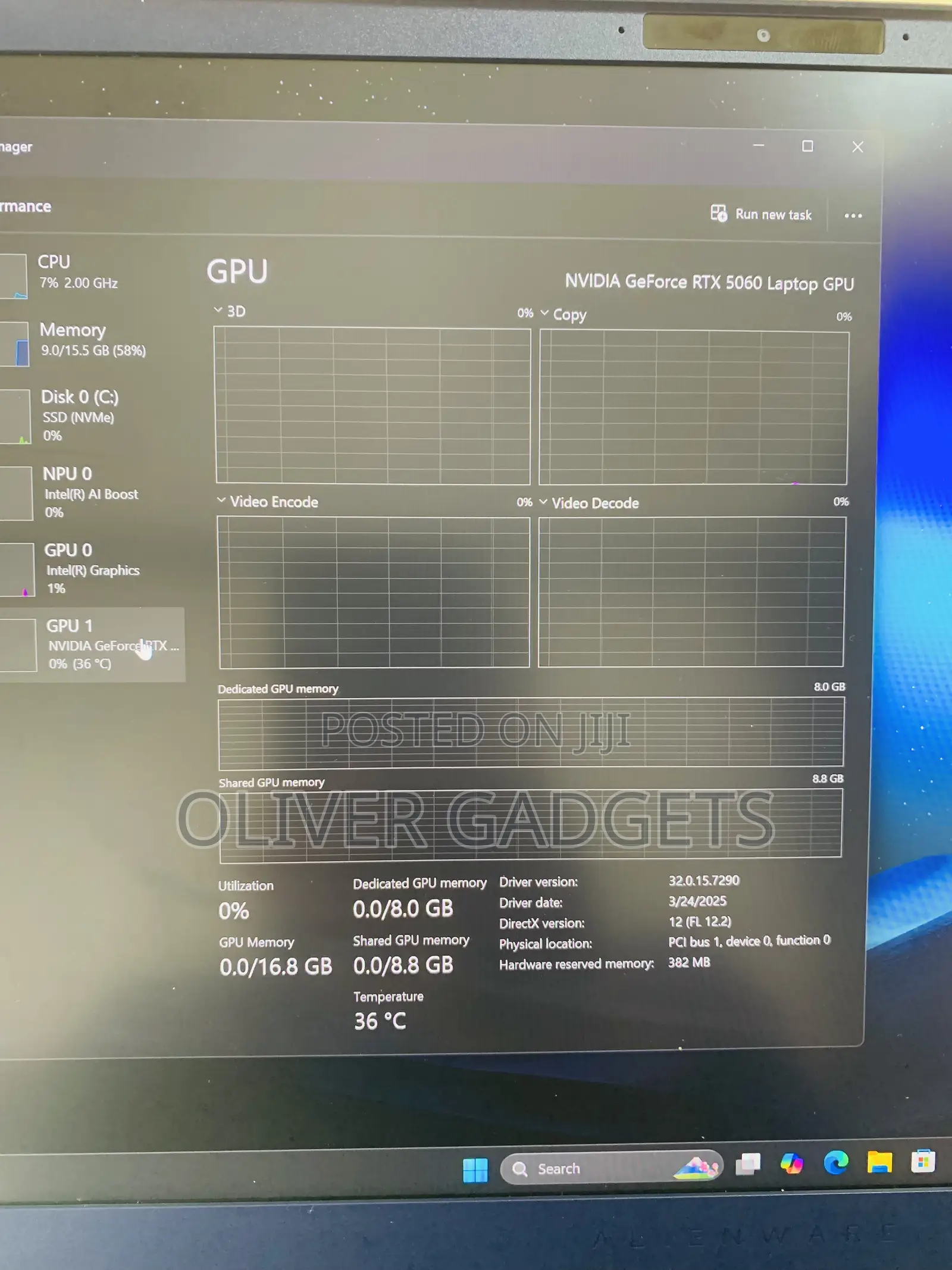 Laptop Dell Allienware M18 R1 16GB Intel Core Ultra 7 SSD 1T