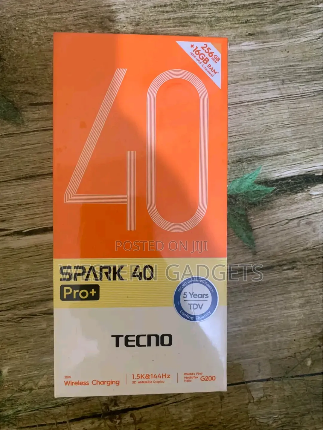 New Tecno Spark 40 Pro+ 256 GB Black