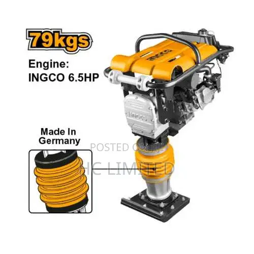 Ingco 79 Kgs Gasoline Tamping Rammer -