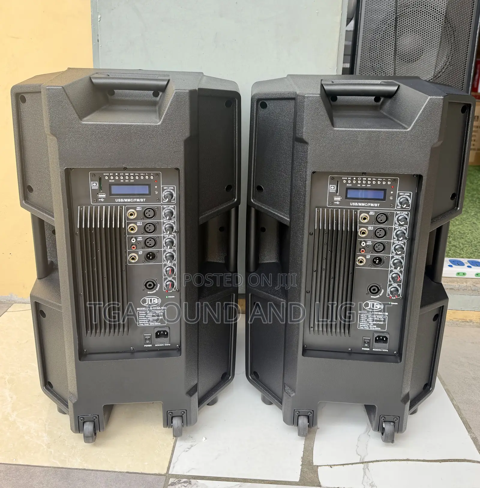 JLD 15 Inches Active Monitors/Speakers - [Pair]