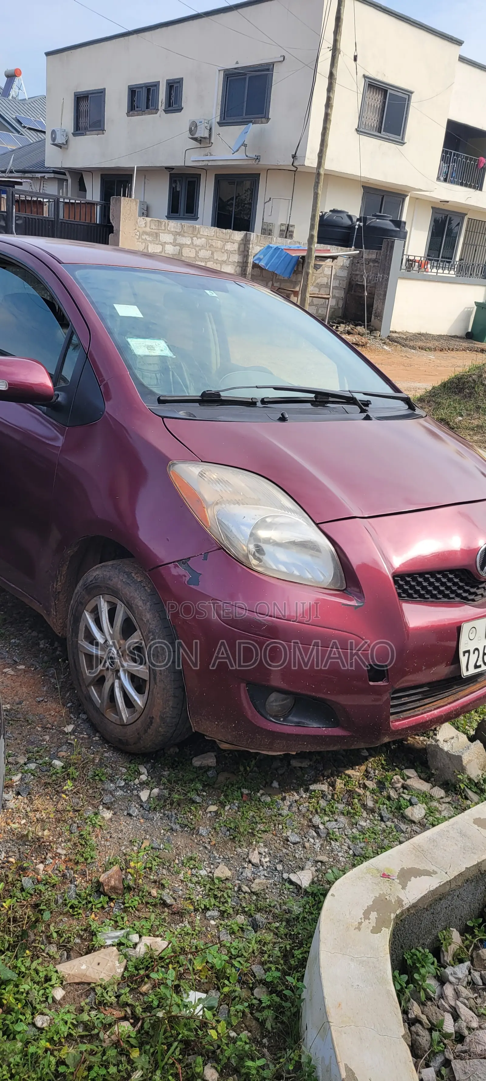 Toyota Vitz 1.3 AWD 3dr 2010 Red