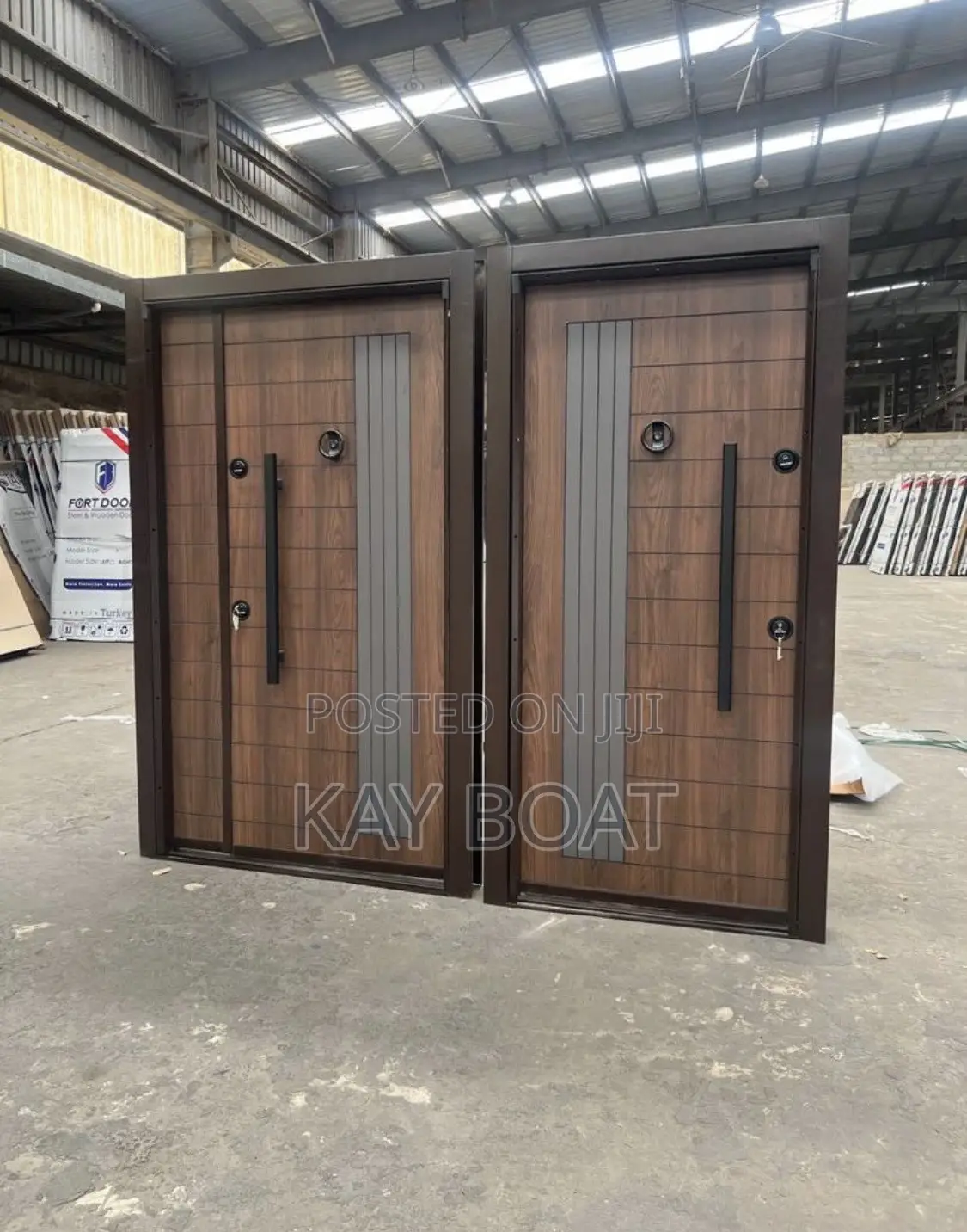 A Nice Brownish Single and One and Half Door