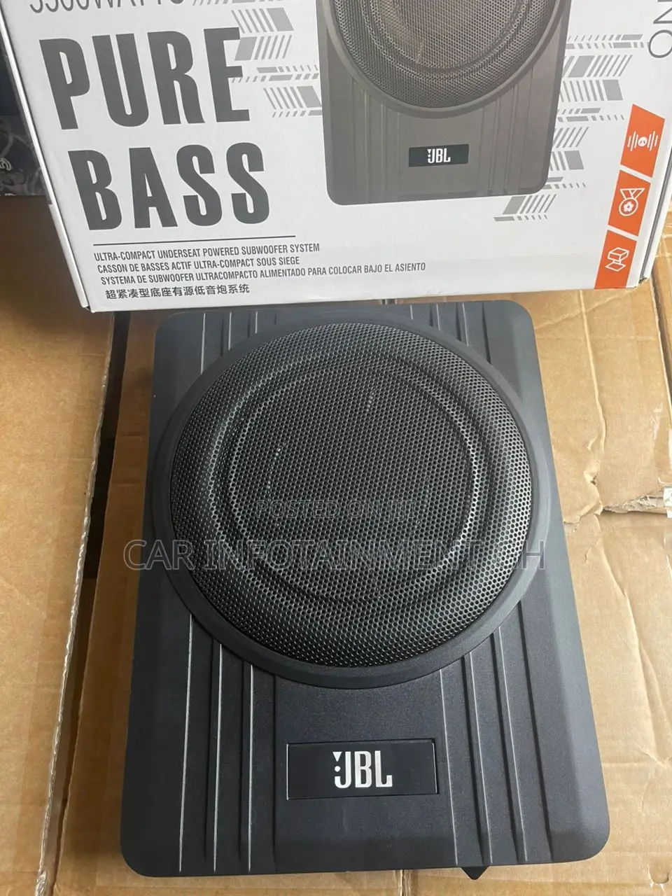 Quality 10 Inches Under Seat Subwoofer (Flat Woofer) 5500watt
