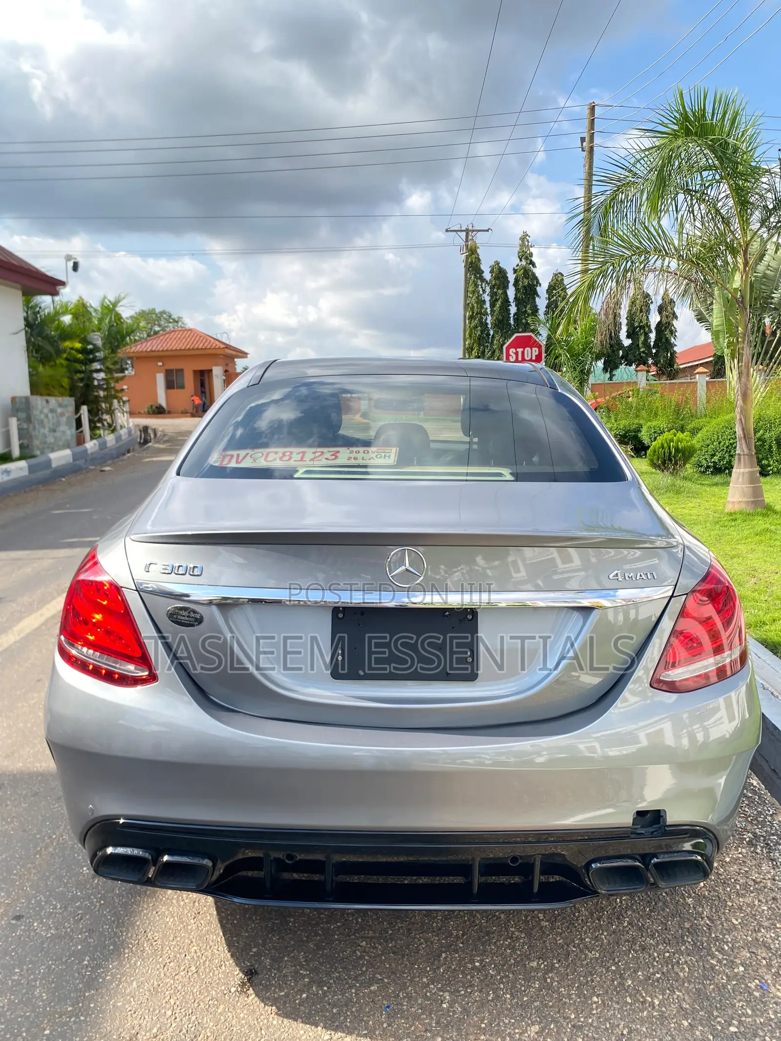 Mercedes-Benz C300 Sport 4Matic Sedan AWD (2.0L 4cyll 7A) 2016 Gray