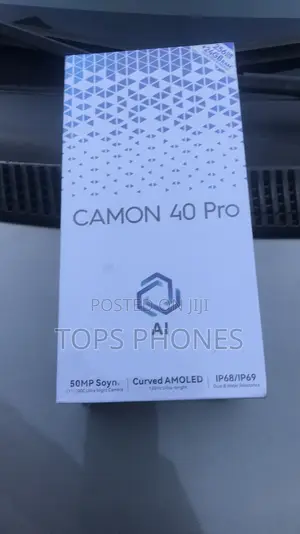New Tecno Camon 40 Pro 5G 256 GB Black