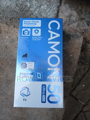 New Tecno Camon 50 Ultra 512 GB Black