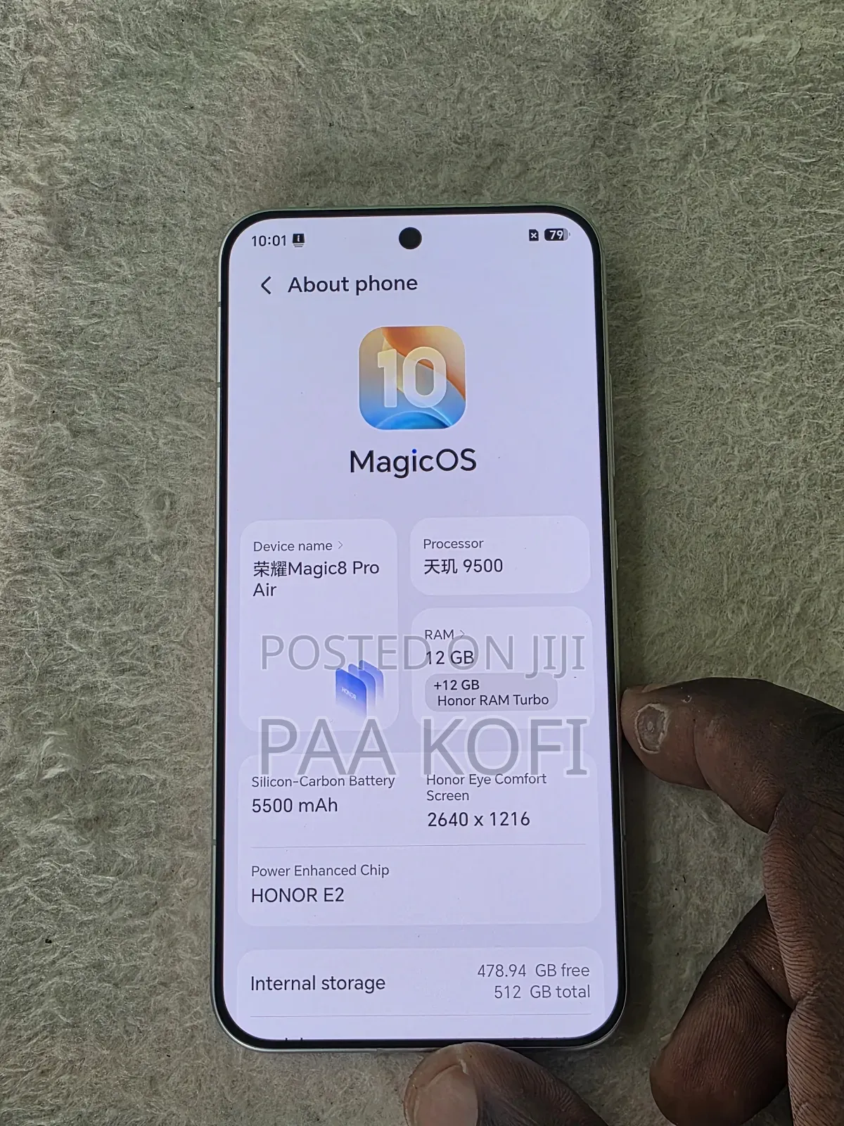 New Honor Magic8 Pro Air 512 GB