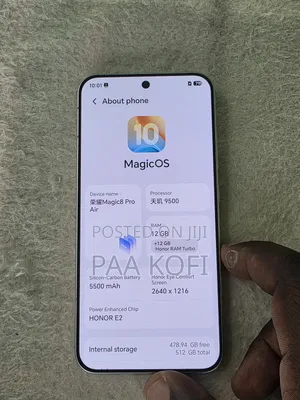 New Honor Magic8 Pro Air 512 GB