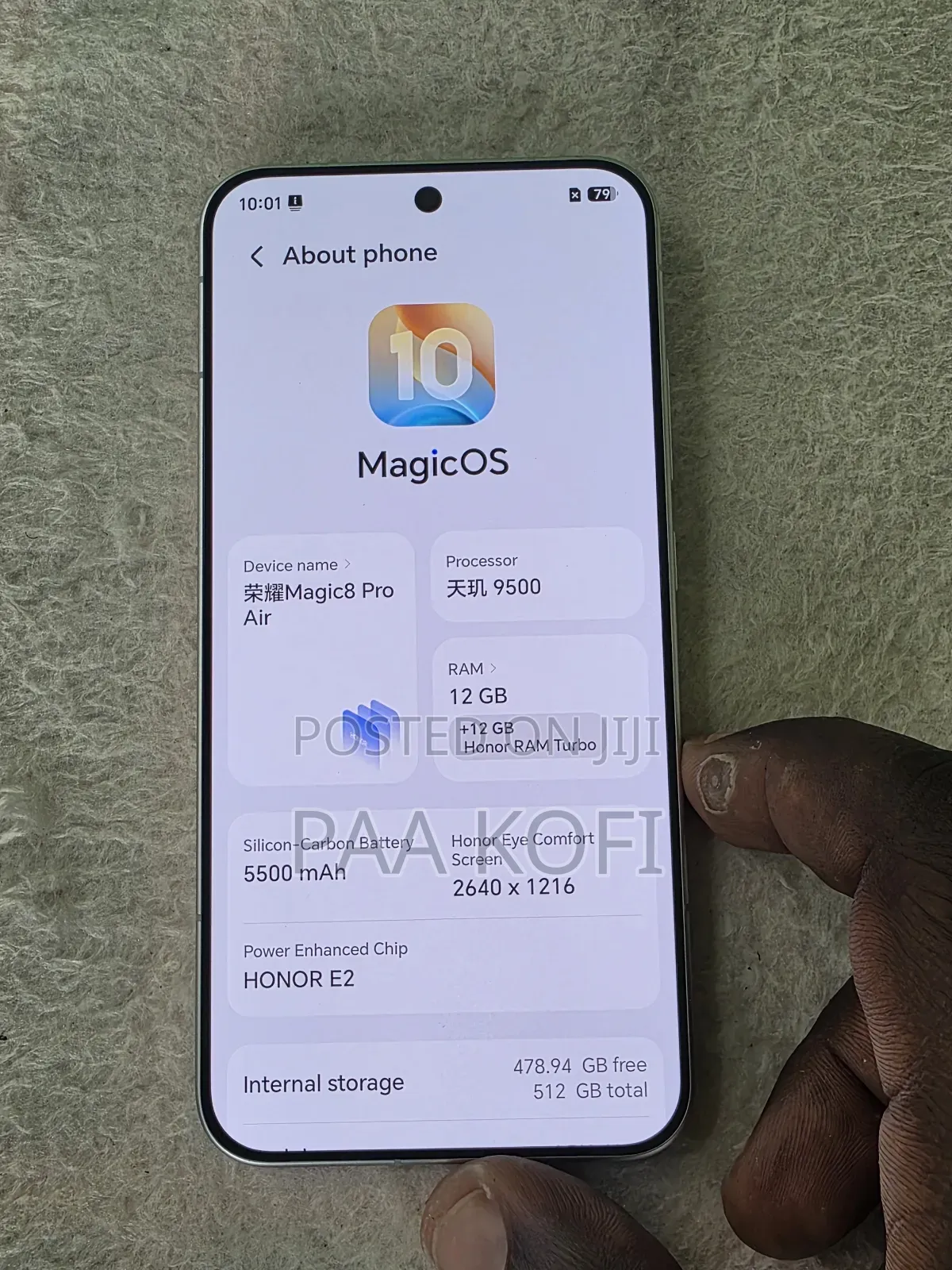 New Honor Magic8 Pro Air 512 GB
