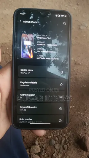 OnePlus 6T 128 GB Black