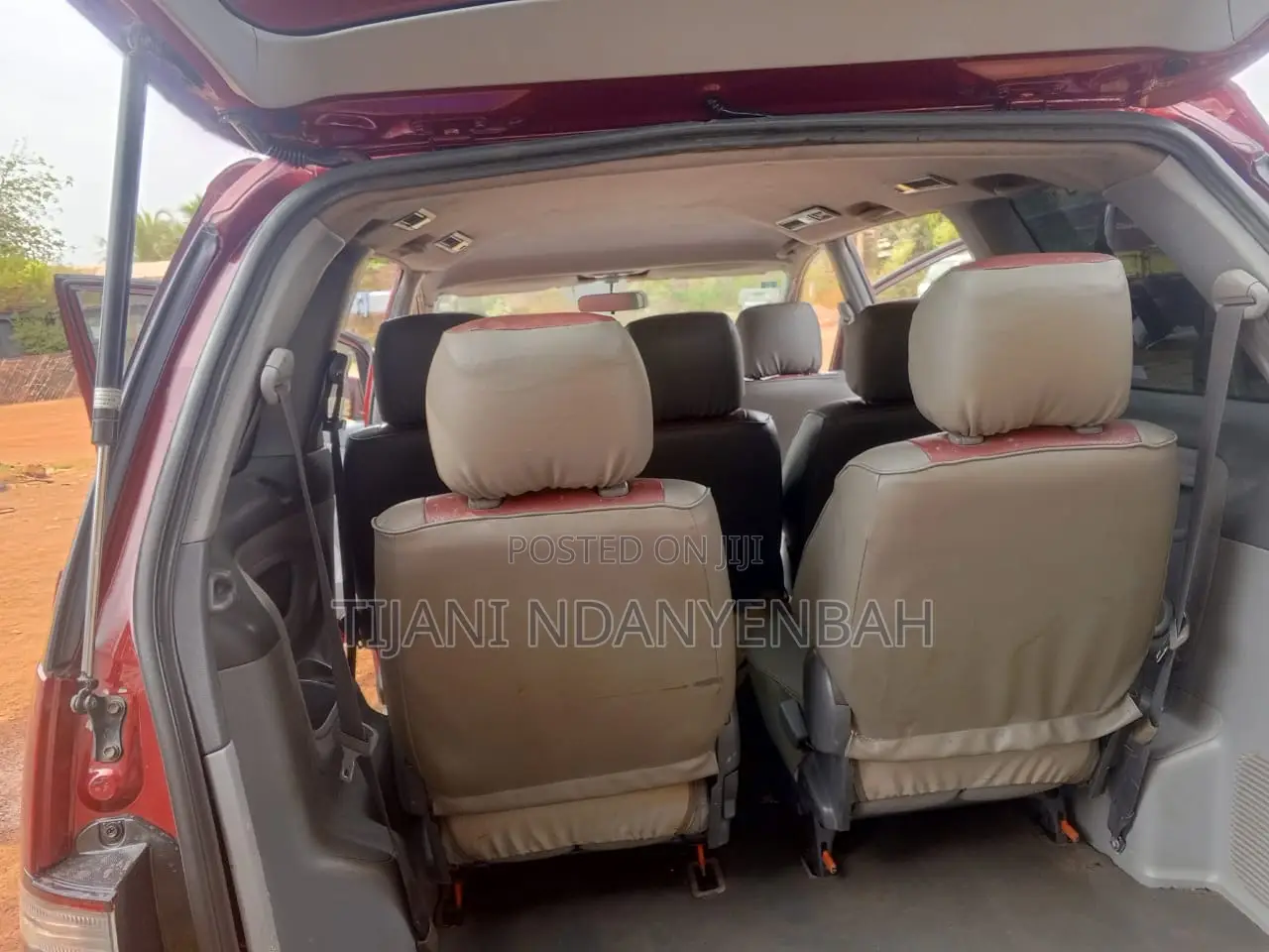 Toyota Previa 2012 Red