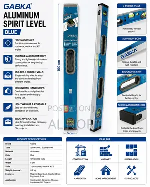 Gabka Aluminum Spirit Level