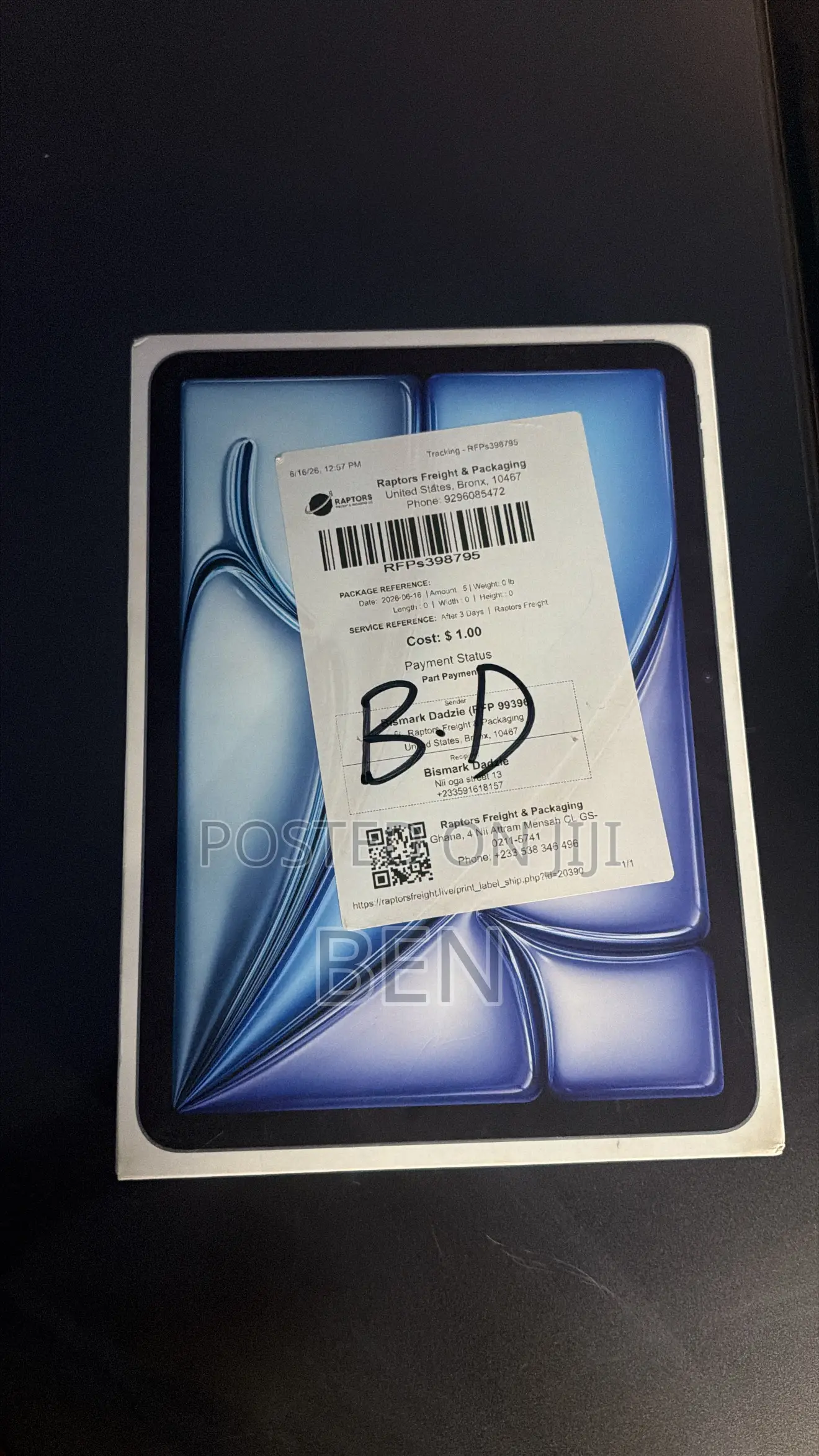 New Apple iPad Air 11 (2026) 128 GB Blue