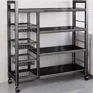 Metal Kitchen Rack 90cm×32cm×135cm