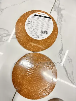 2pcs Big Plain Table Coaster