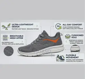 Dr Keller Mens Lightweight Breathable Running or Everyday Trainers