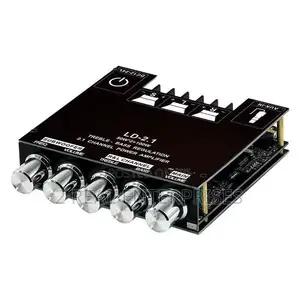 Mini Amplifier 100w For Speakers With Subwoofer Output Bluetooth & Aux